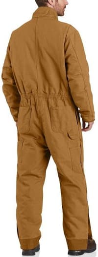 Carhartt M's Washed Duck Insulated Coverall Carhartt® Brown - view: 3