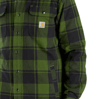 Flannel Sherpa-Lined Shirt Jac Chive - view: 1