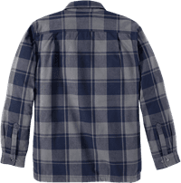 Carhartt M's Flannel Sherpa Lined Shirt Jacket Navy - view: 1