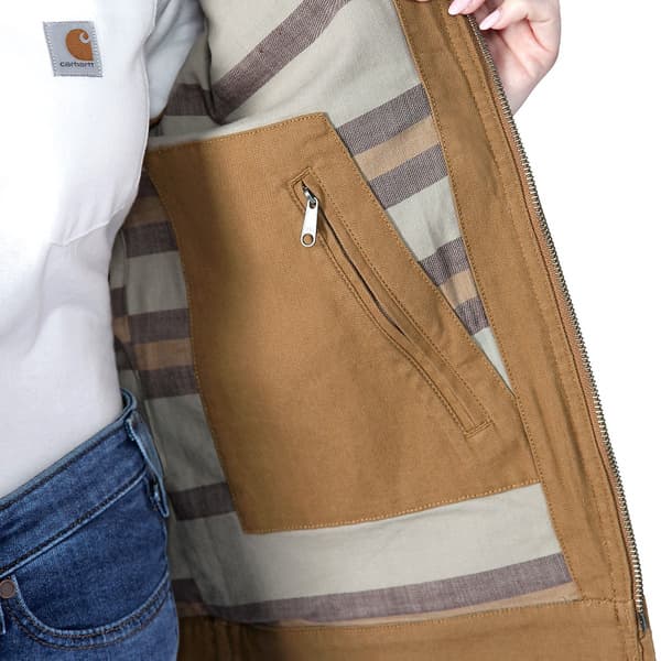 Carhartt W's Relaxed Fit Canvas Detroit Jacket Carhartt® Brown, view: 6