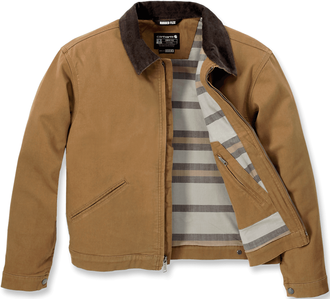 Carhartt W's Relaxed Fit Canvas Detroit Jacket Carhartt® Brown, view: 1