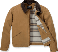 Carhartt W's Relaxed Fit Canvas Detroit Jacket Carhartt® Brown - view: 1