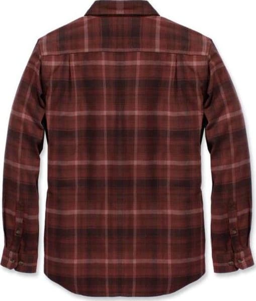 M's L/S Rugged Flex Hamilton Plaid Shirt Dark Chedar, view: 1