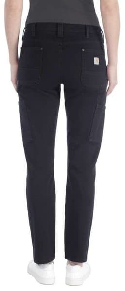 Carhartt W's Stretch Twill Double Front Trousers Black, view: 3
