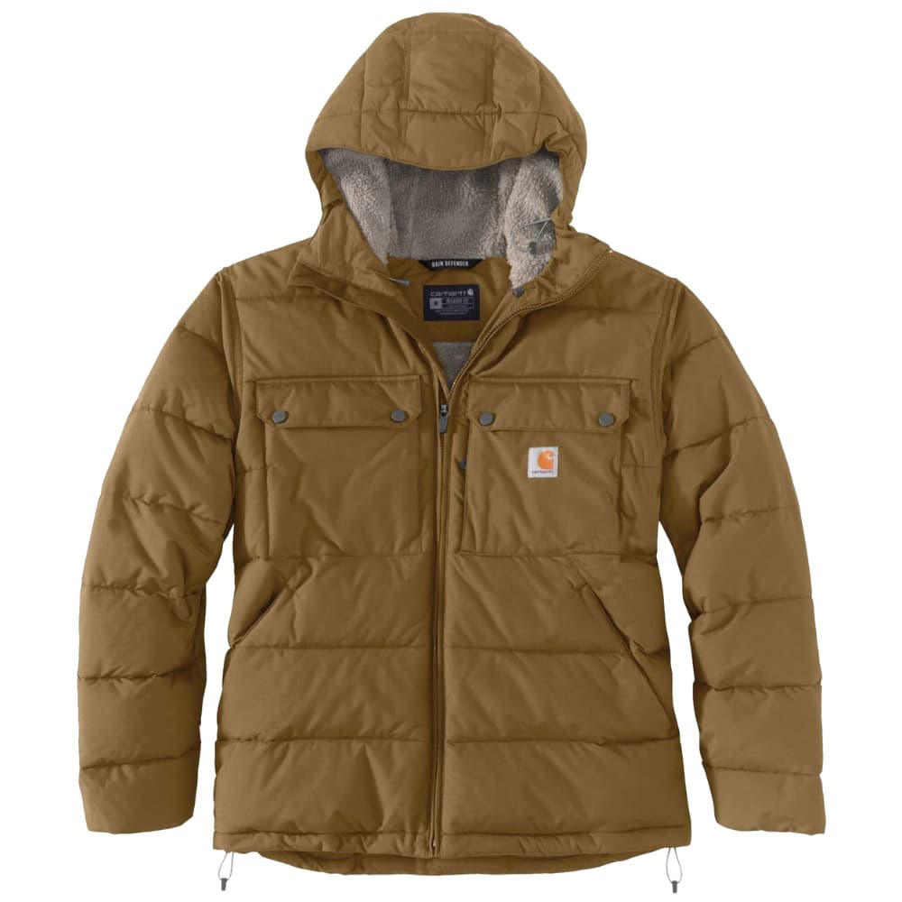 M's Loose Fit Midweight Insulated Jacket Oak Brown, view: 0