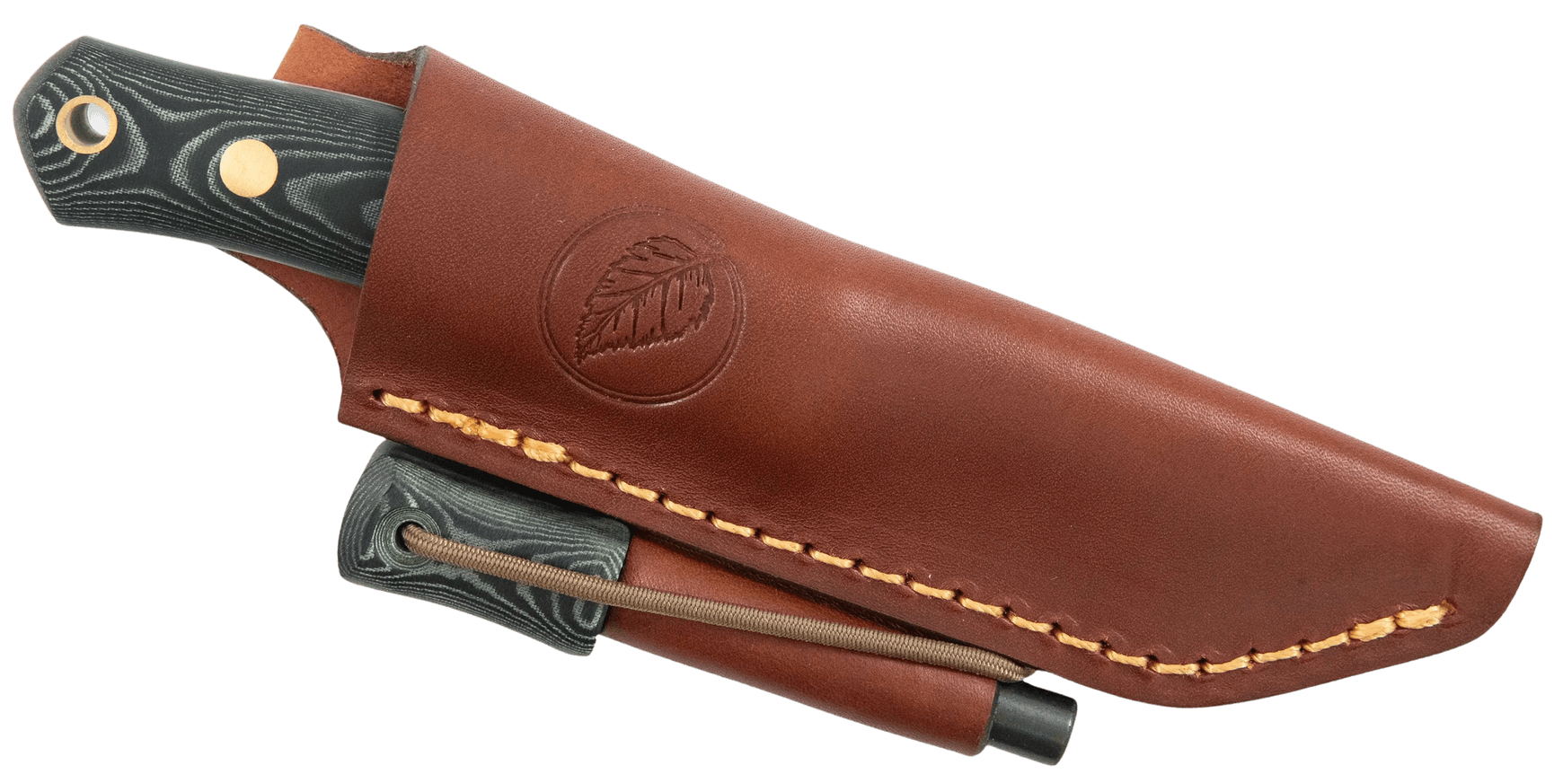 No.8 SFK Grön Micarta med Tändstål, view: 1