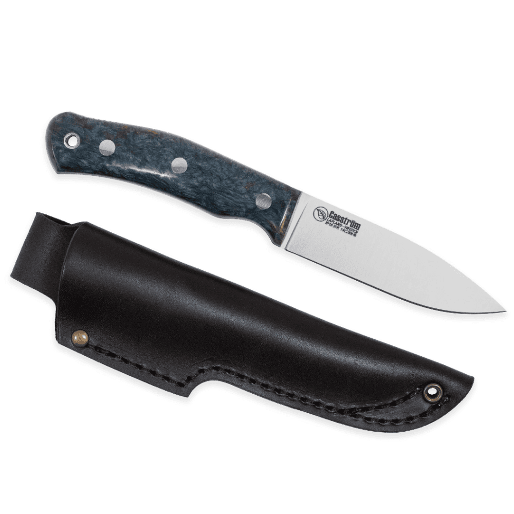 No.10 Swedish Forest Knife Stabiliserat Skaft Blå, view: 0