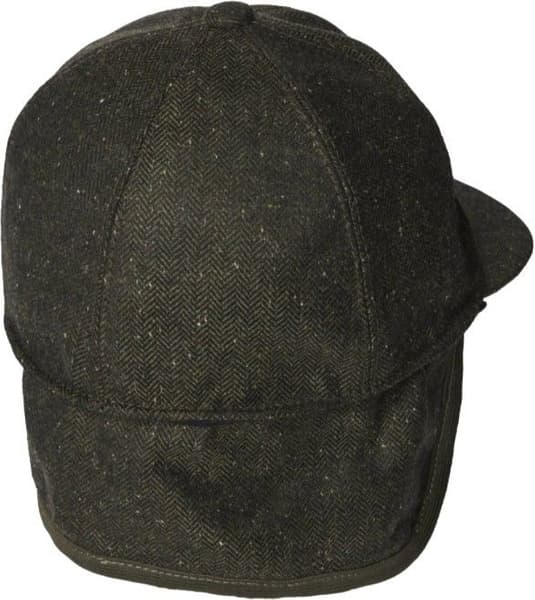 Blake Cap Dark Green Harringbone, view: 3