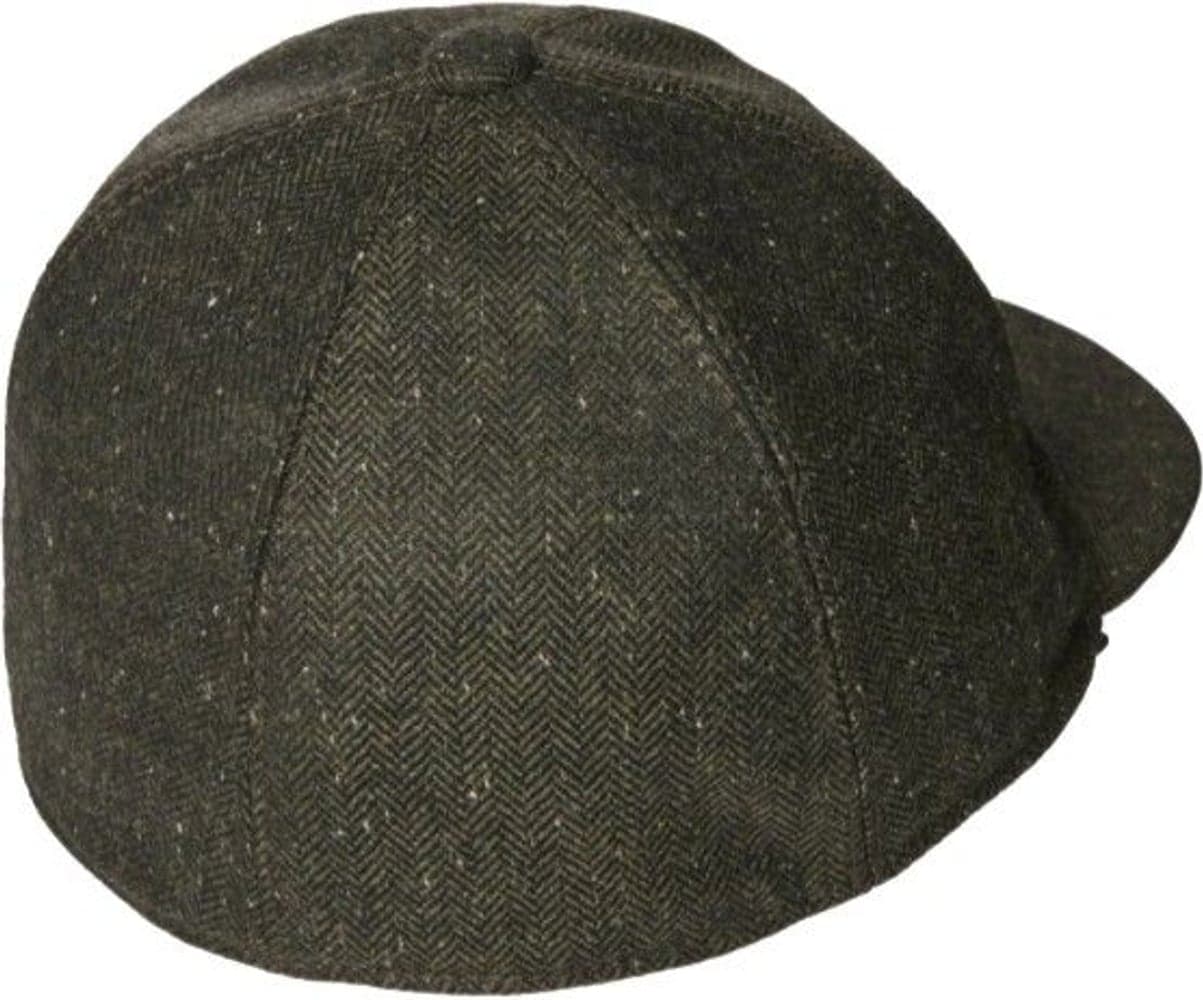 Blake Cap Dark Green Harringbone, view: 1