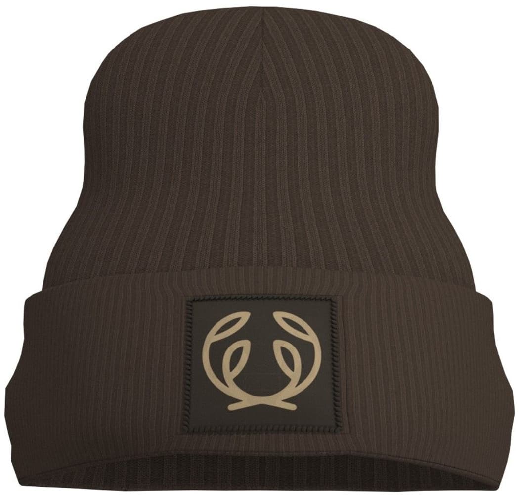 Symbol Beanie Leather Brown, view: 0