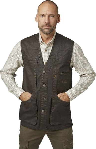Vintage Vest Men Brown, view: 1