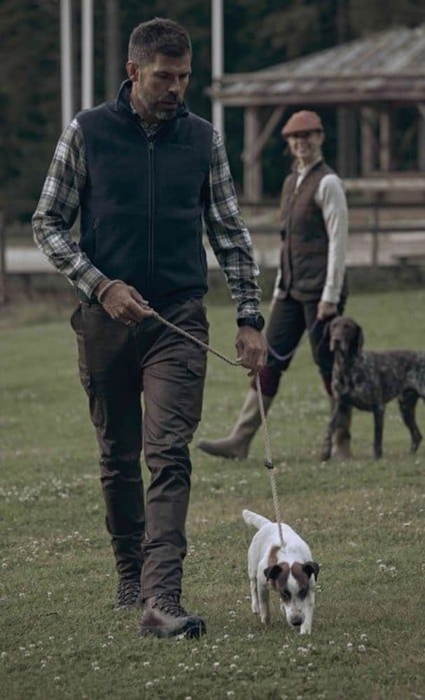 Vintage Pants Leather Brown, view: 3