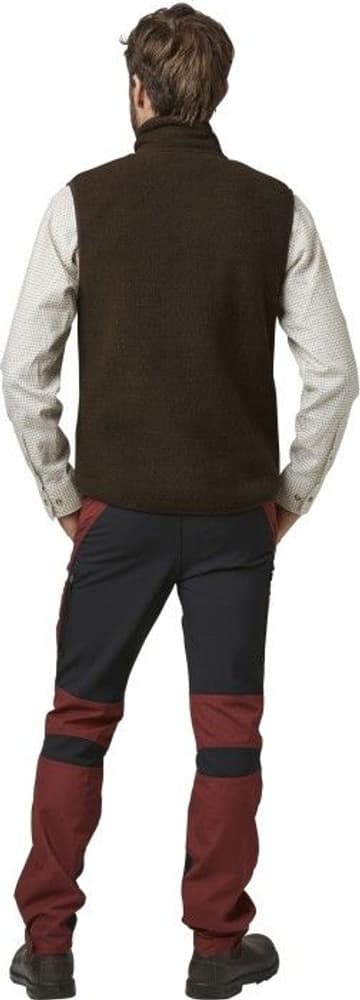 Mainstone Fleece Waistcoat Brown, view: 3