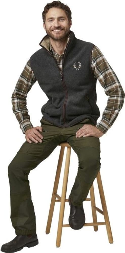 Mainstone Fleece Waistcoat Greymelange, view: 3