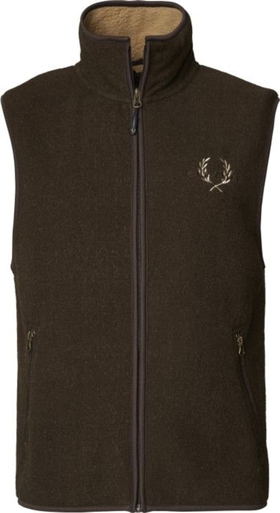 Mainstone Fleece Waistcoat Brown, view: 0
