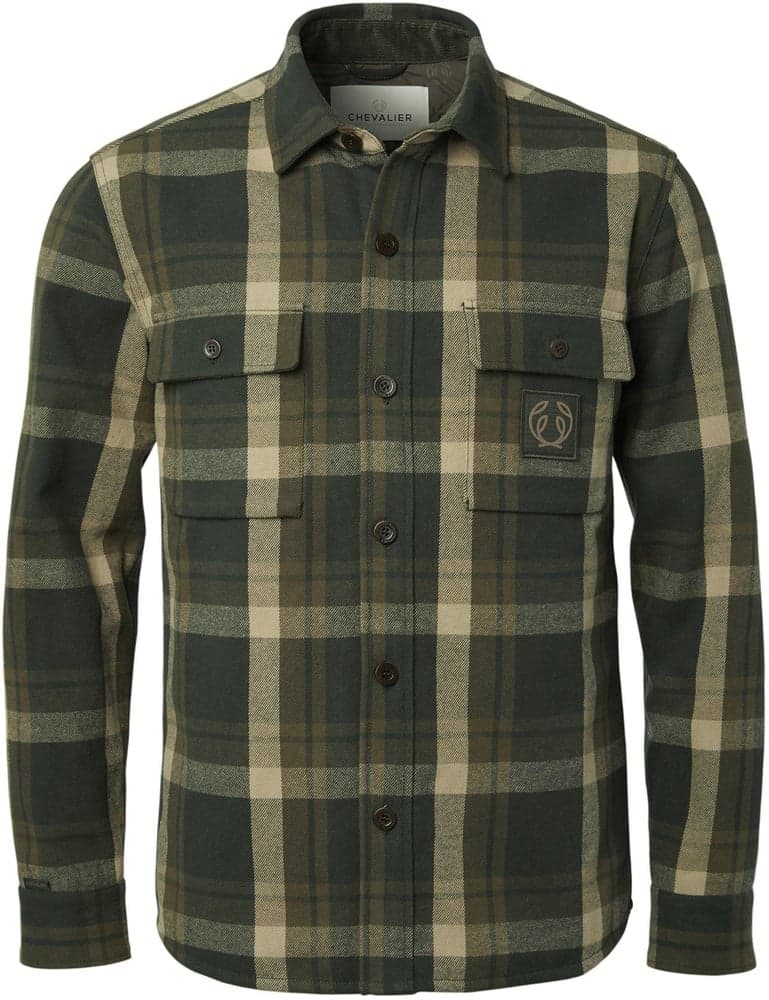 Axe Overshirt Men Green Checked, view: 0
