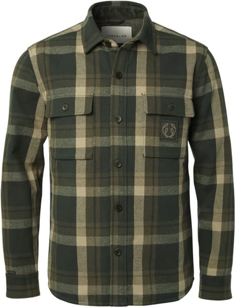 Axe Overshirt Men Green Checked, view: 0