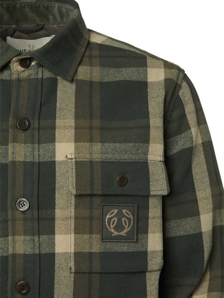 Axe Overshirt Men Green Checked, view: 2
