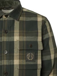 Axe Overshirt Men Green Checked - view: 2