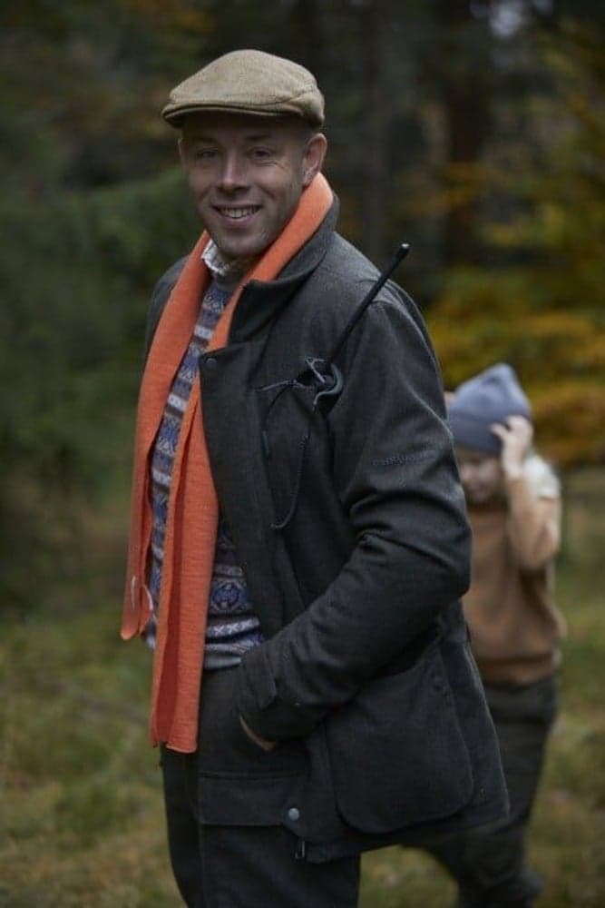 Moss Wool Sweater Men Stone Grey Jaquard, view: 3