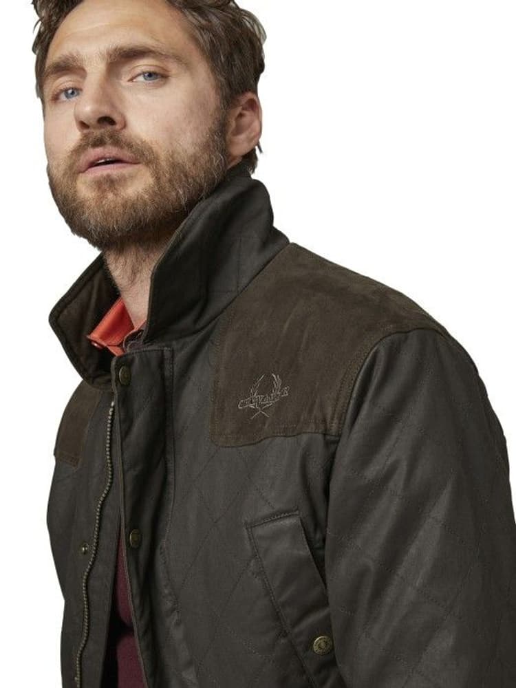 Moorland Quilted Coat Brown, view: 3