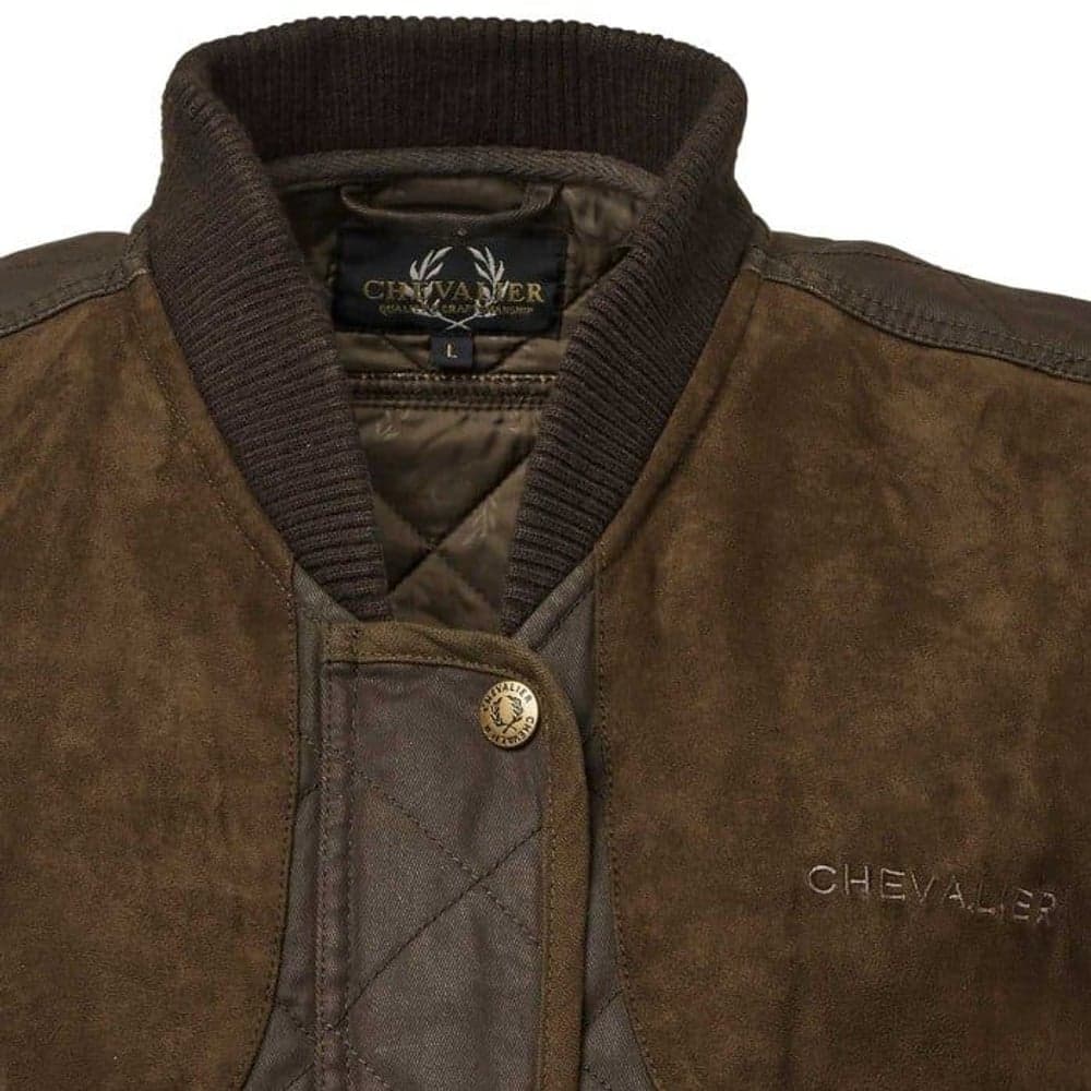 Vintage Shooting Vest Dame Leather Brown, view: 1