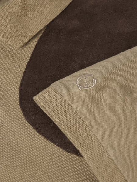 Berry Polo Shirt Women Oat, view: 3