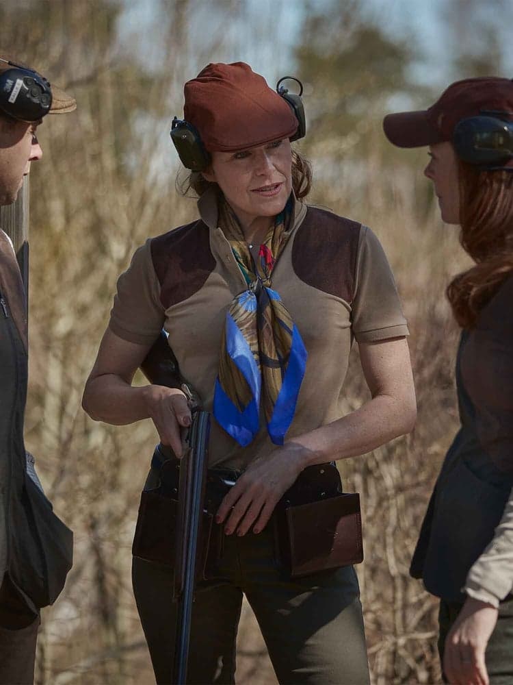 Berry Polo Shirt Women Oat, view: 1