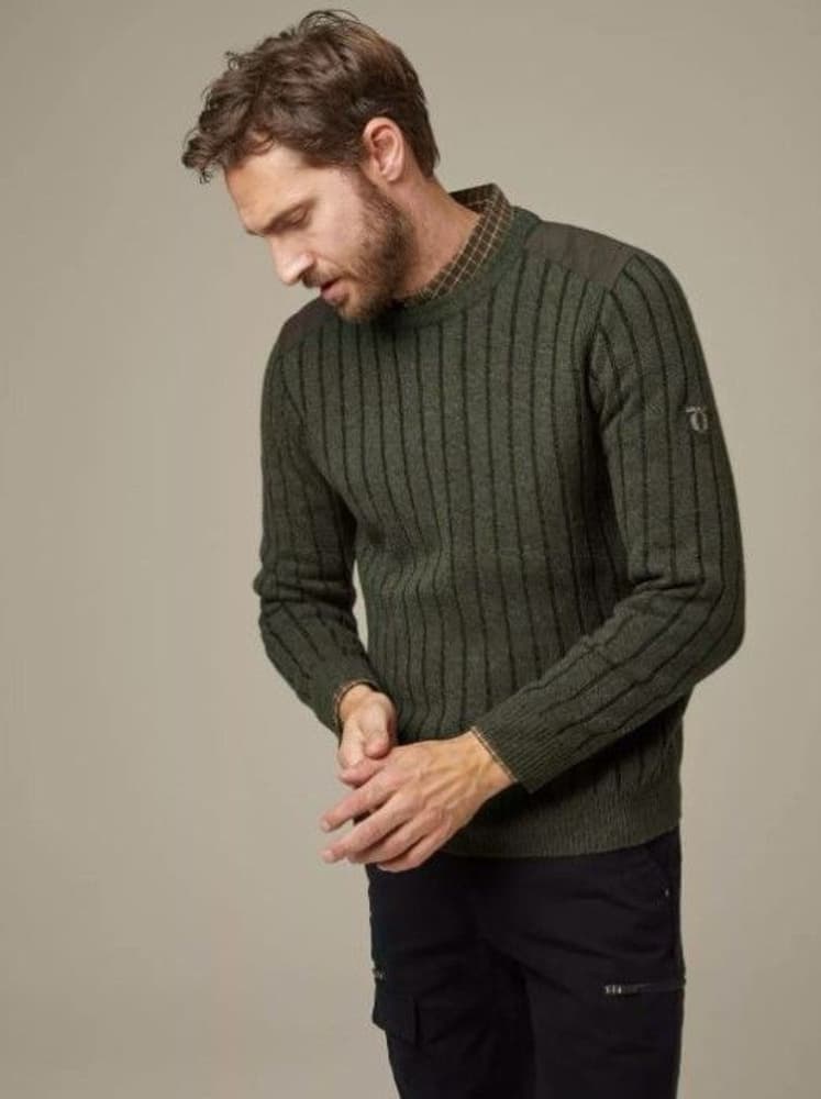 Fjord Plated RN Sweater Sweater Green, view: 1