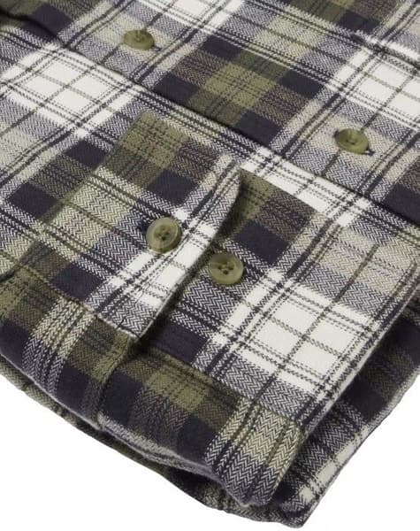 Drive Flannel Shirt Men Navy Checked, view: 4
