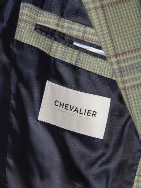 Wiston Tweed Blazer Men Willow Green Checked, view: 5