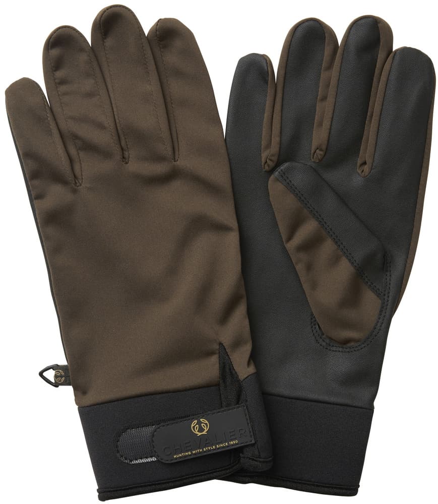 Shooting Gloves No Slip Leather Brown, view: 0