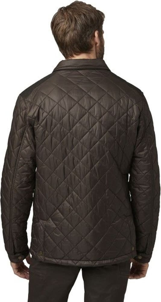 M's Bramley Quilted Coat Brown, view: 5