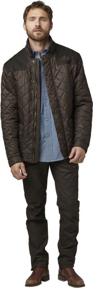 M's Bramley Quilted Coat Brown, view: 2