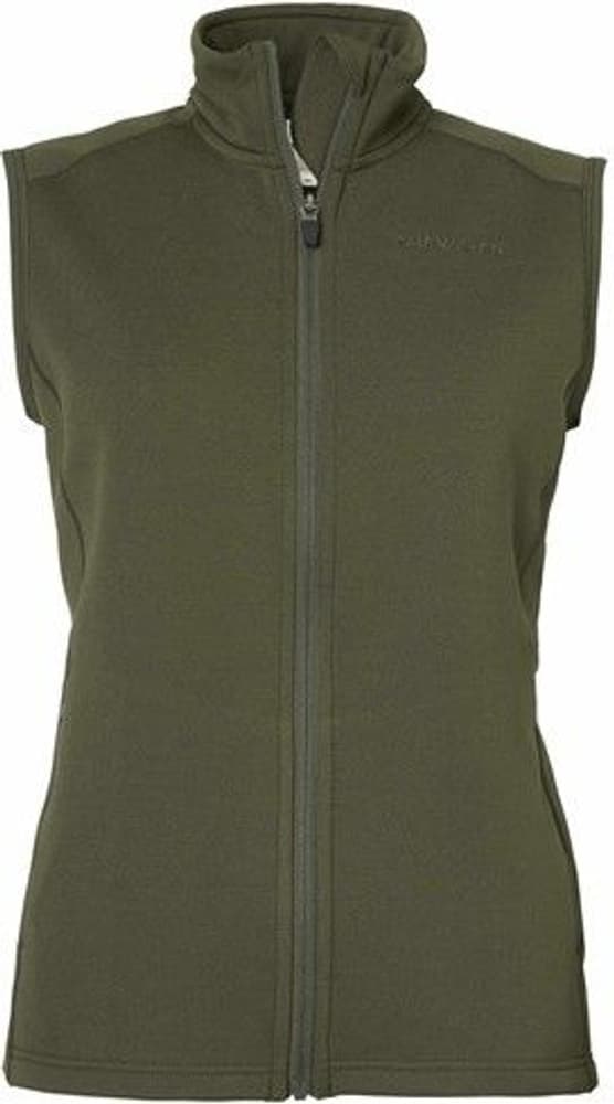 Lenzie Fleece Vest Women Dark Green, view: 0