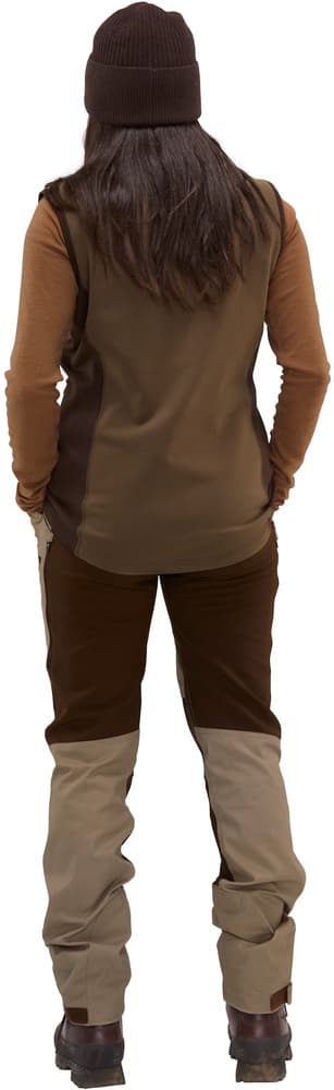 Lenzie Fleece Vest Women Tobacco/Brown, view: 3