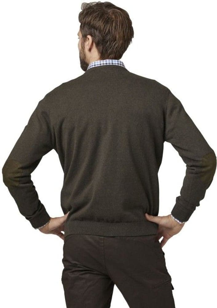 Gaup Cotton Sweater RN Men Brown, view: 4