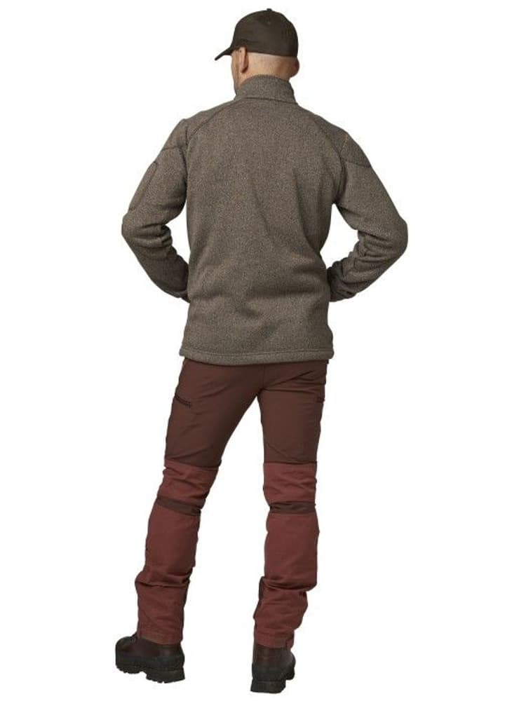 Chester Fleece Cardigan Brun Herre, view: 2