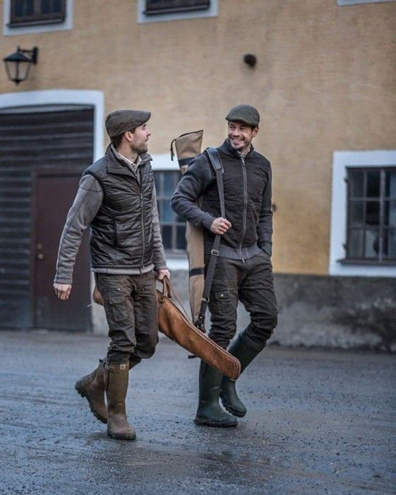 Chester Fleece Cardigan Brun Herre, view: 5