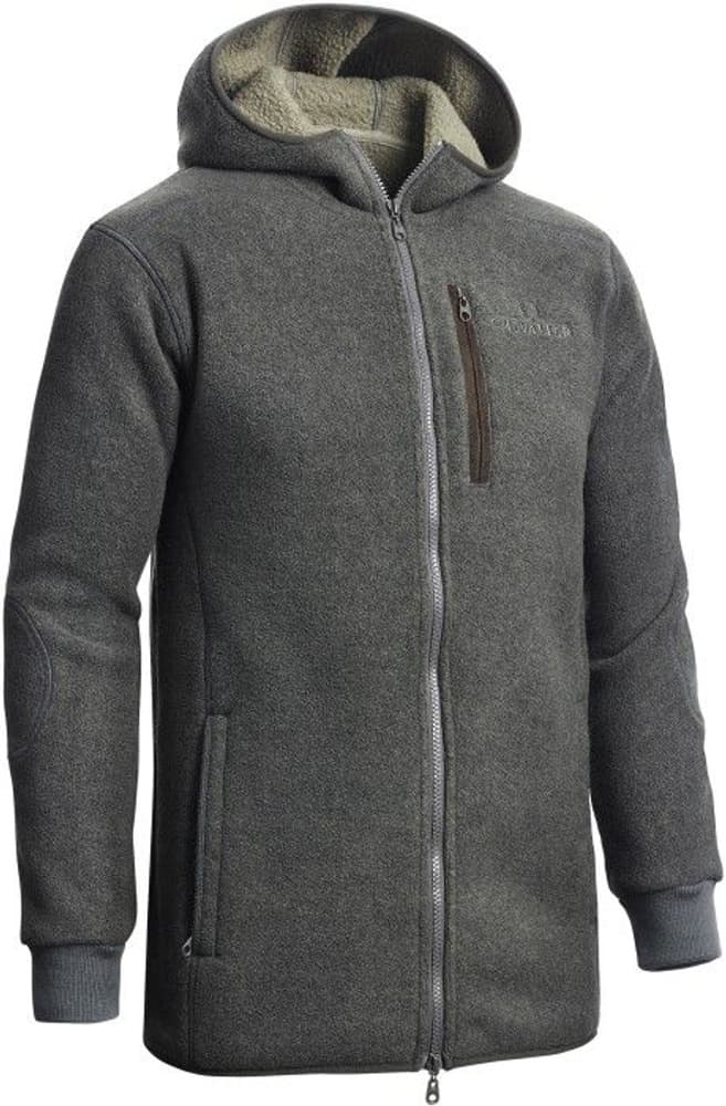 Milestone Fleece Hoodie Greymelange Herre, view: 0
