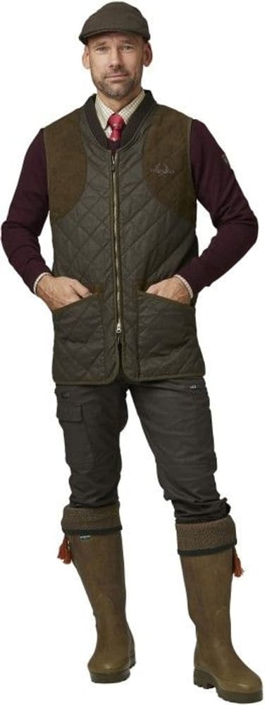 Vintage Quilt Waistcoat Herre, view: 1