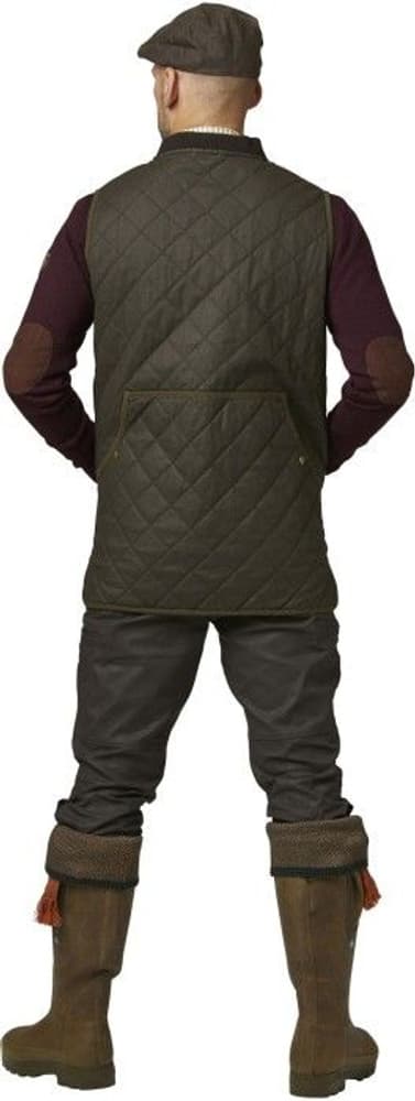 Vintage Quilt Waistcoat Herre, view: 3