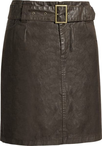 Vintage Stretch Skirt Women Brown, view: 0
