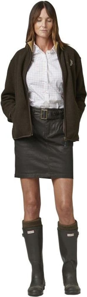 Vintage Stretch Skirt Women Brown, view: 1