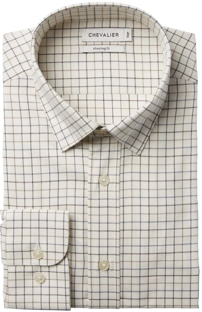 Luton Shooting Fit Shirt Men Stormy Blue Tattersall, view: 1