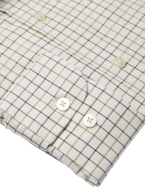 Luton Shooting Fit Shirt Men Stormy Blue Tattersall, view: 3