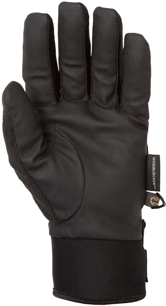Windblocker Shooting Gloves Leather Brown, view: 1