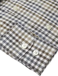 Belmont Regular Fit Shirt Men Leather Brown - view: 3