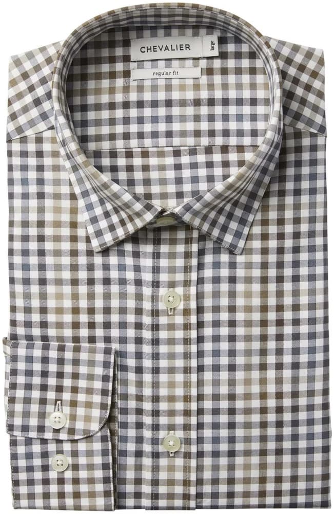 Belmont Regular Fit Shirt Men Leather Brown, view: 1