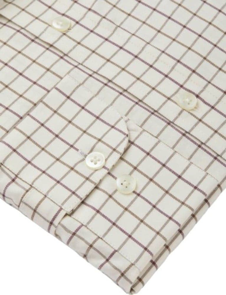 Billet Shirt Men Hazelnut Tattersall, view: 4